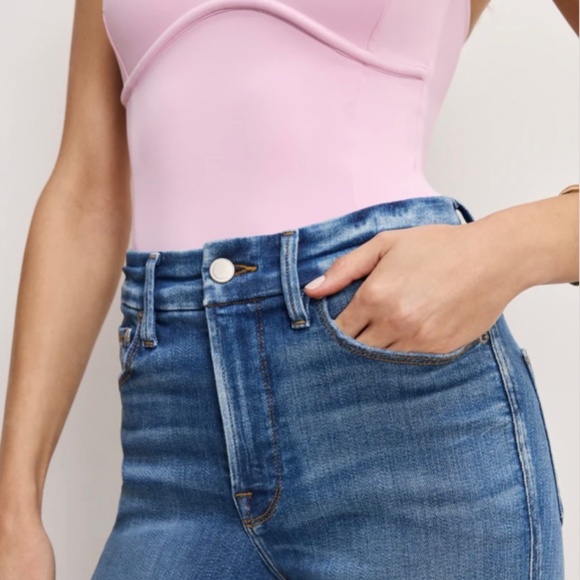 Good American Soft Tech Good Curve Raw Hem - Picture 3 of 5